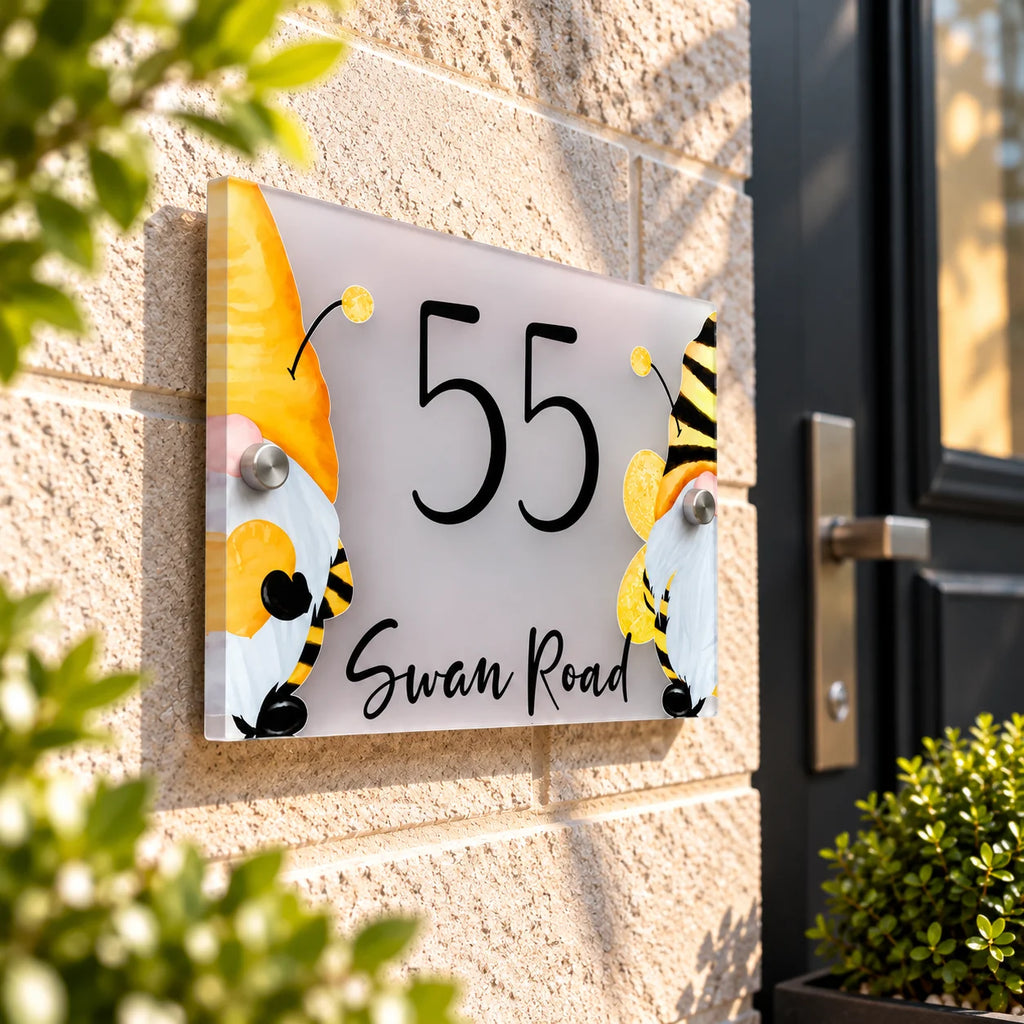 Gnome Acrylic House Sign
