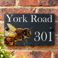 Bee slate house sign