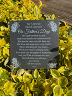 Father’s Day memorial slate plaque 1