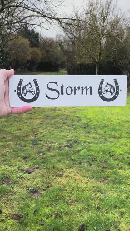 Horse Stable Door Sign Acrylic Without Boarder - The Free Mucking Fabulous Slate Coaster