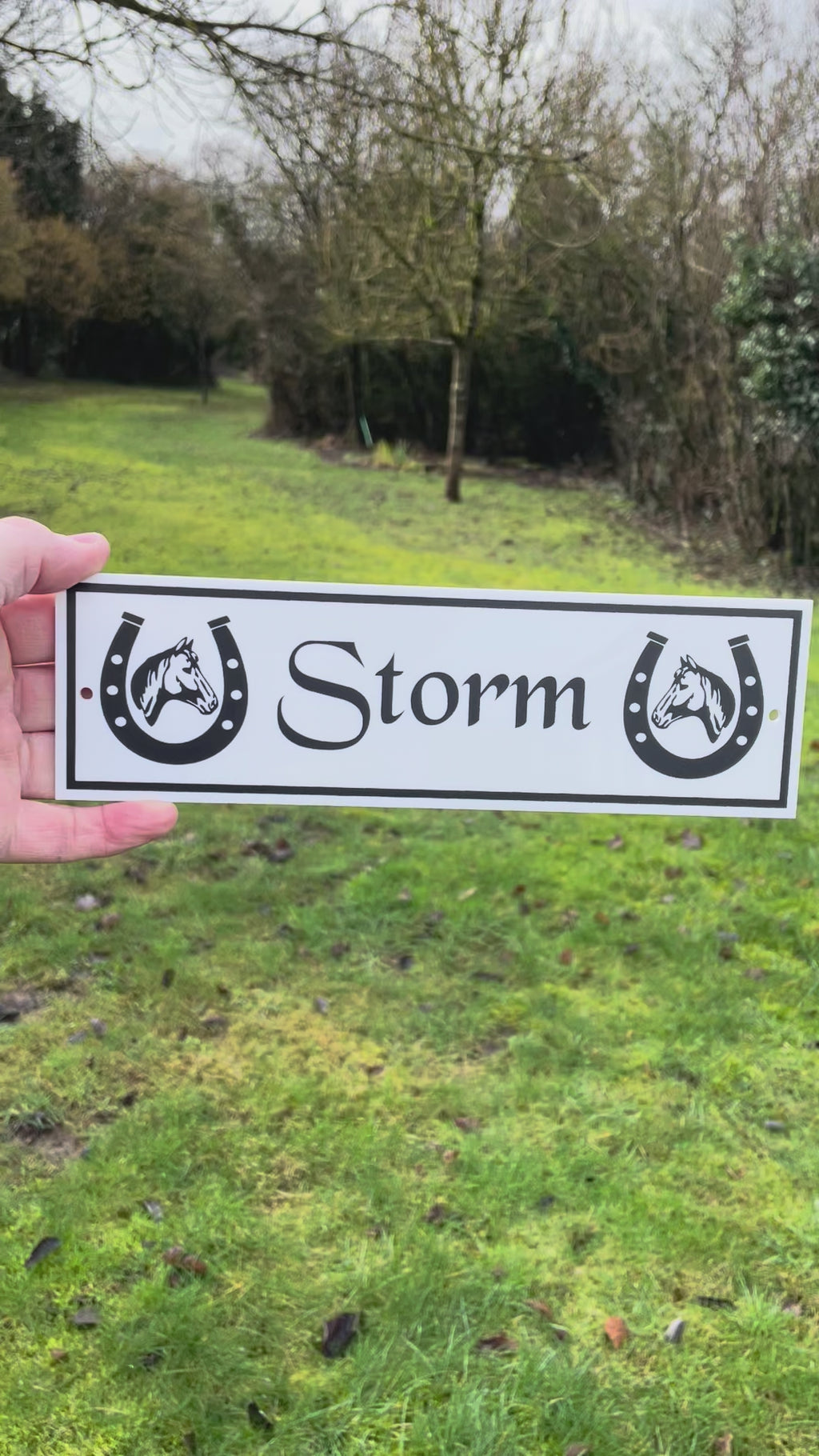 Horse Stable Door Sign Acrylic With Boarder - Free Mucking Fabulous Slate Coaster