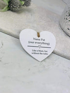 BOGOF Our everything hanging heart keepsake