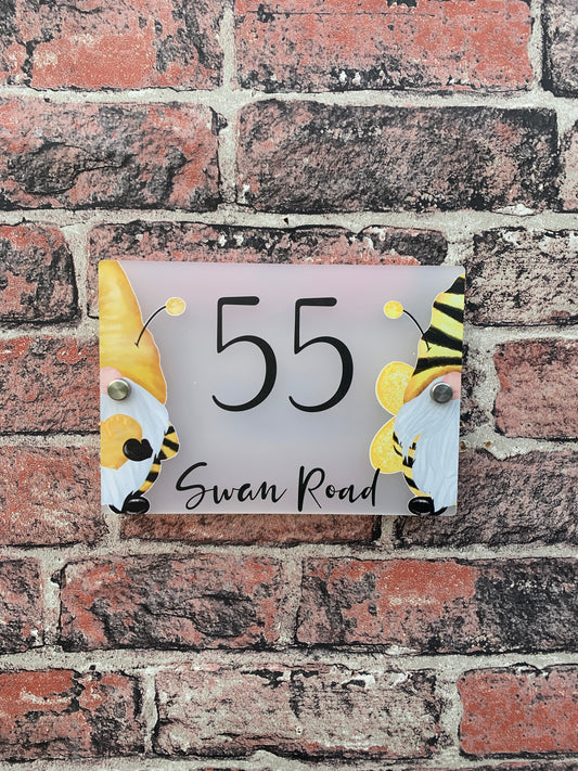 Gnome Acrylic House Sign