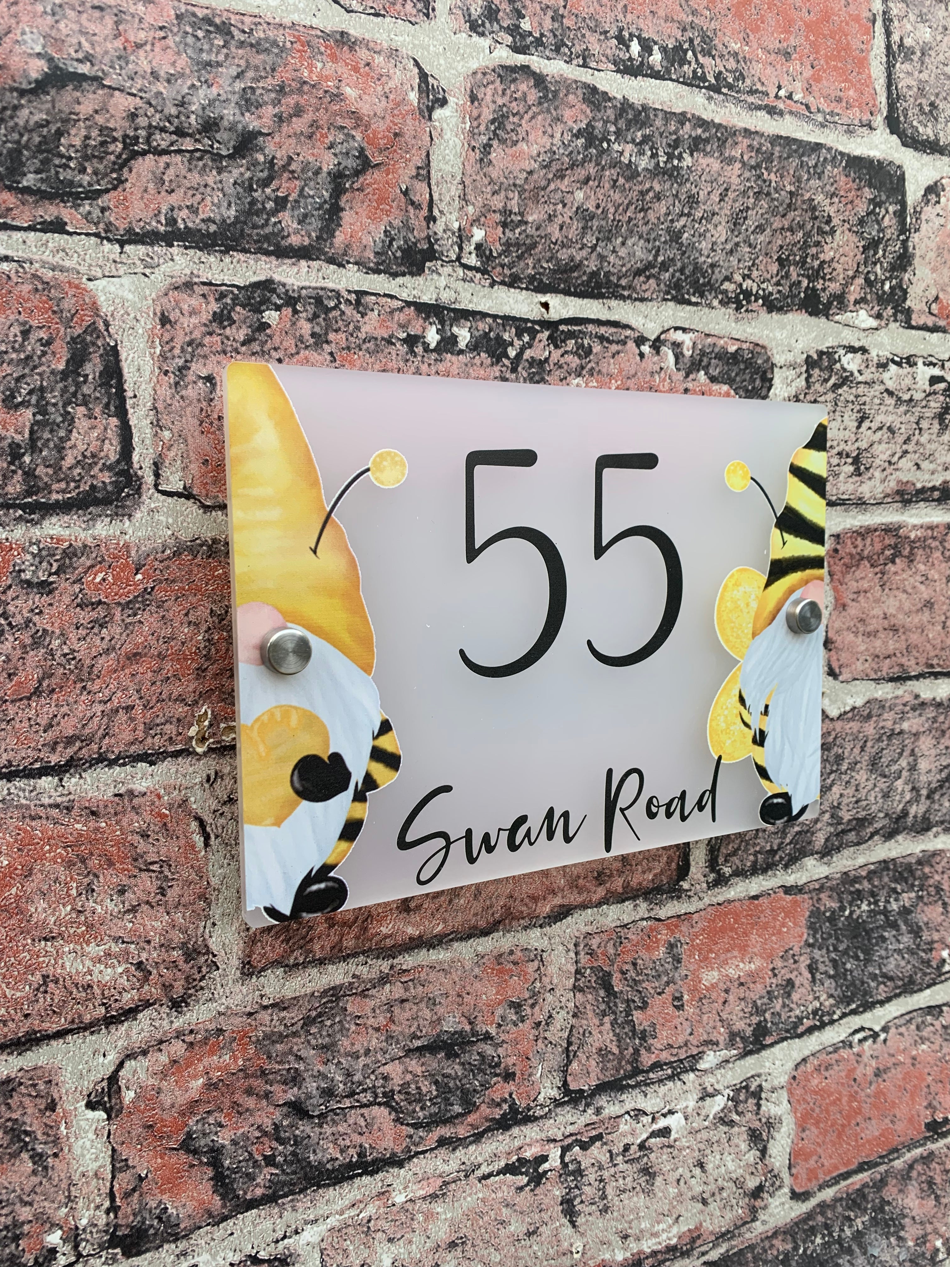 Gnome Acrylic House Sign
