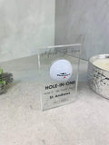 Plain Acrylic golf ball holder