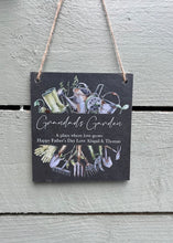 Grandad’s Garden slate sign