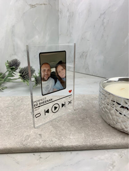 Our song acrylic block