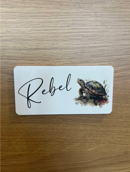 Acrylic pet name sign