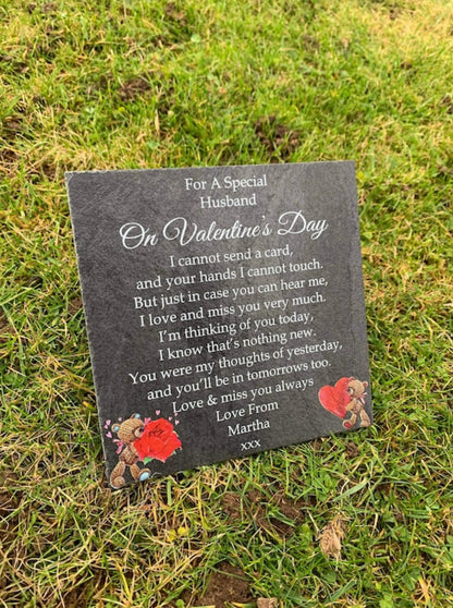Valentine’s Day memorial plaque