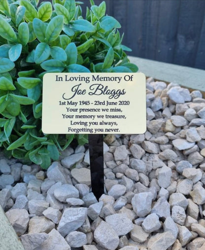 Your presence we miss memorial stake