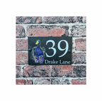 Duck slate house sign