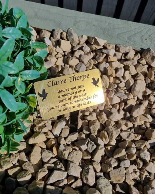 Your not just a memory memorial stake