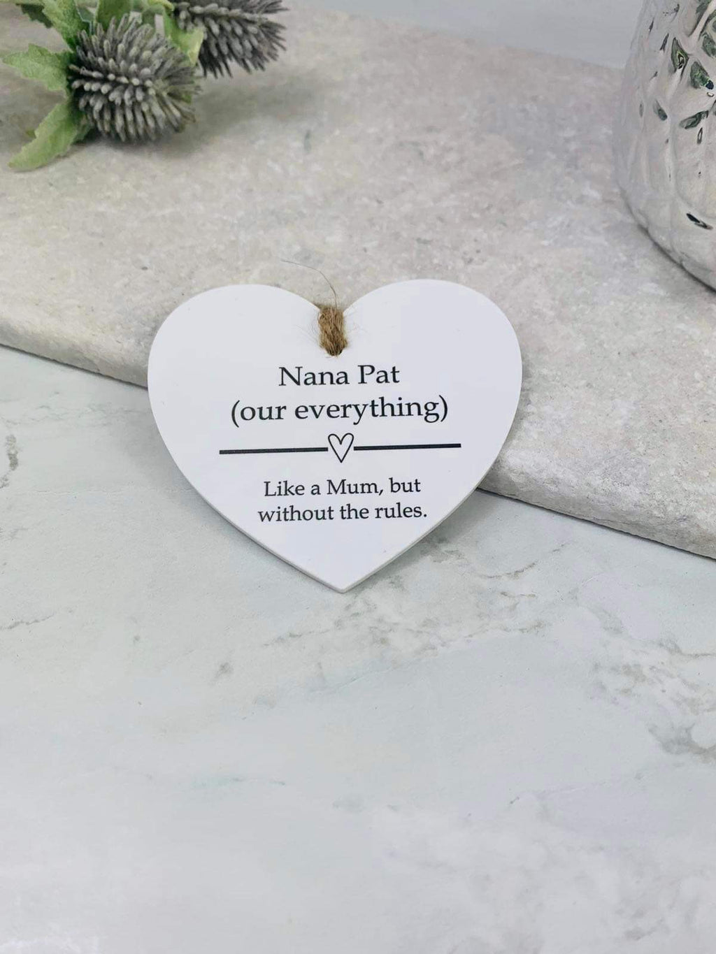 BOGOF Our everything hanging heart keepsake