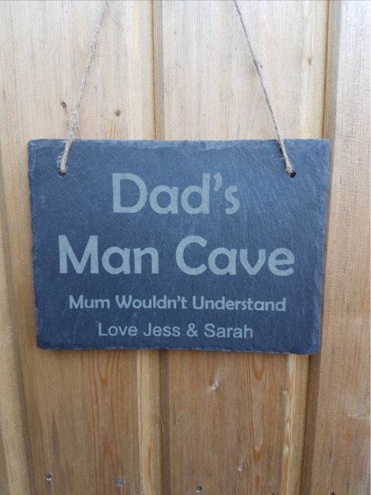 Mum wouldn’t understand garden slate sign