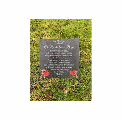 Valentine’s Day memorial plaque