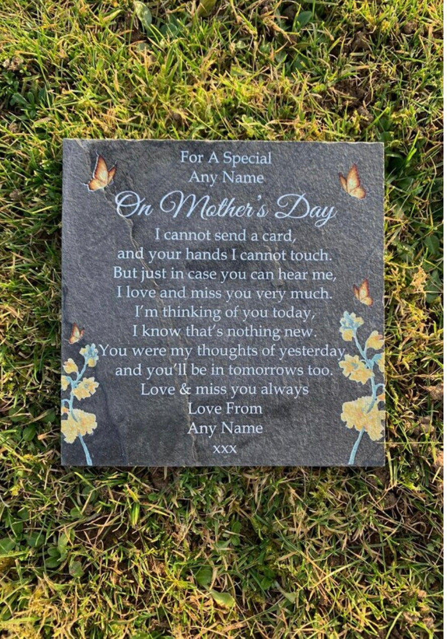 Mother’s Day memorial plaque