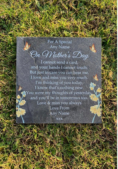 Mother’s Day memorial plaque