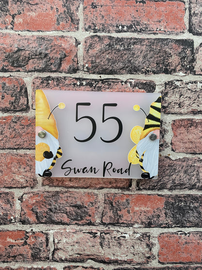 Gnome Acrylic House Sign