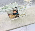 Birthday floral border acrylic block