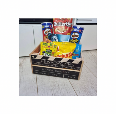 Movie treat storage crate