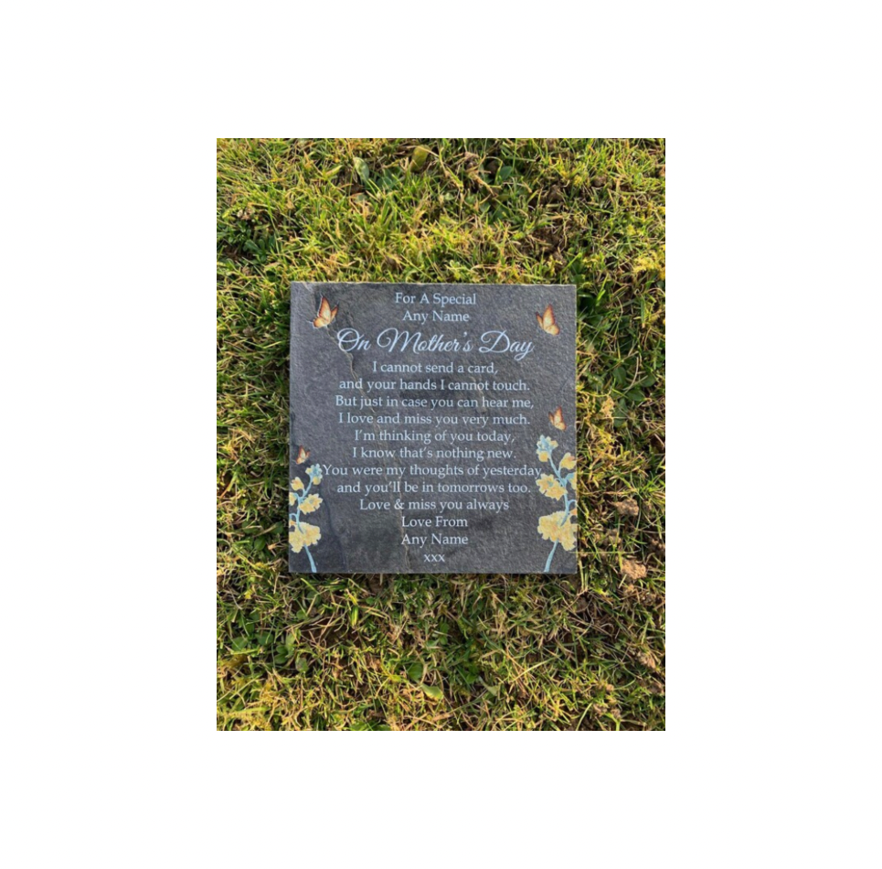 Mother’s Day memorial plaque