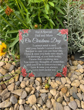 Christmas memorial plaque