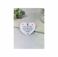 BOGOF In our hearts hanging heart keepsake