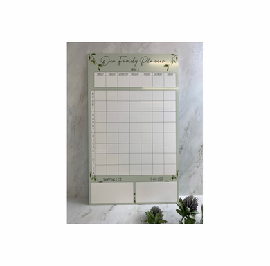 Green Family weekly planner