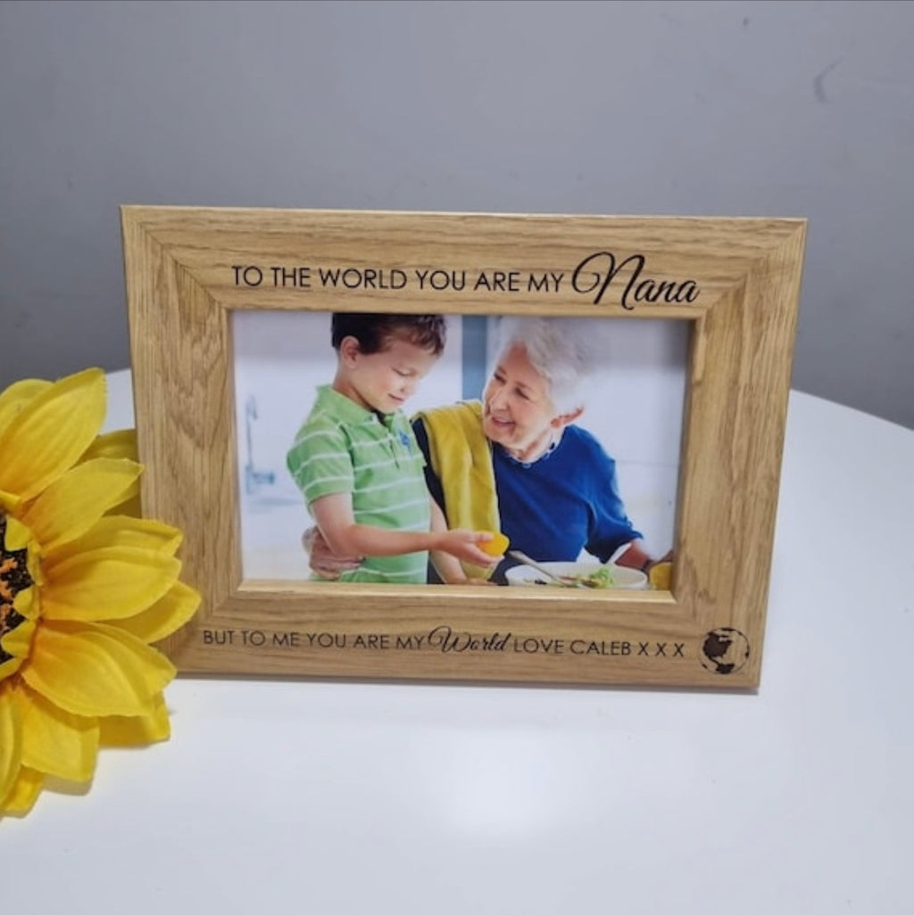 To the world you are photo frame