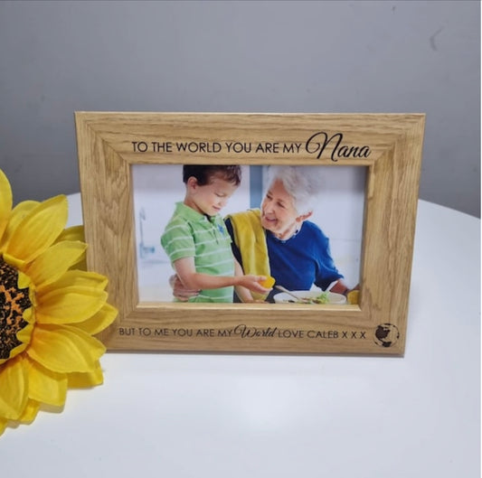 To the world you are photo frame