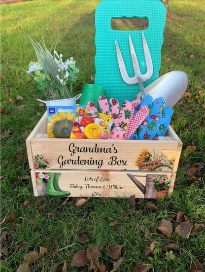 Gardening storage crate