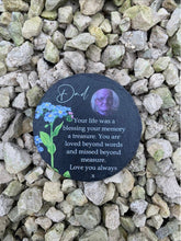 Your life was a blessing photo memorial plaque