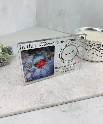 New baby acrylic block