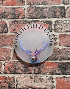 Deer acrylic house sign