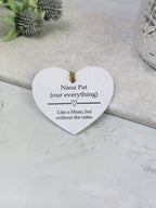 BOGOF Our everything hanging heart keepsake