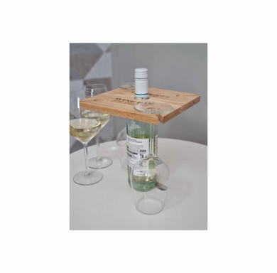 Large wine glass & bottle butler