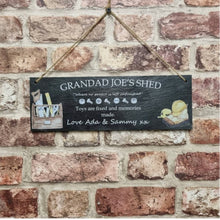 Where no project is left unfinished garden slate sign