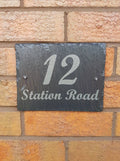 slate house sign