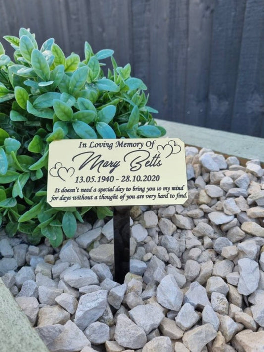 It doesn’t need a special day memorial stake