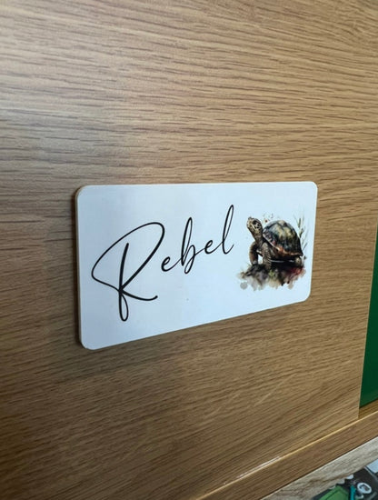 Acrylic pet name sign