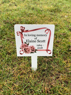 White memorial stake