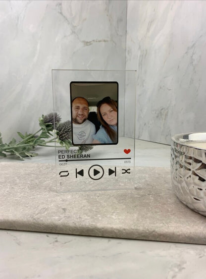 Our song acrylic block